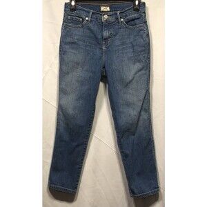 Levi's 512 Blue Jeans 4M Perfectly Slimming Ankle Pencil Denim